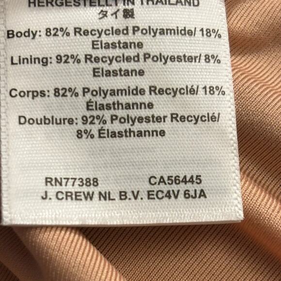 J. Crew NWT Heritage Scoop Neck Bikini Top Womens Navy Blue - Picture 6 of 6